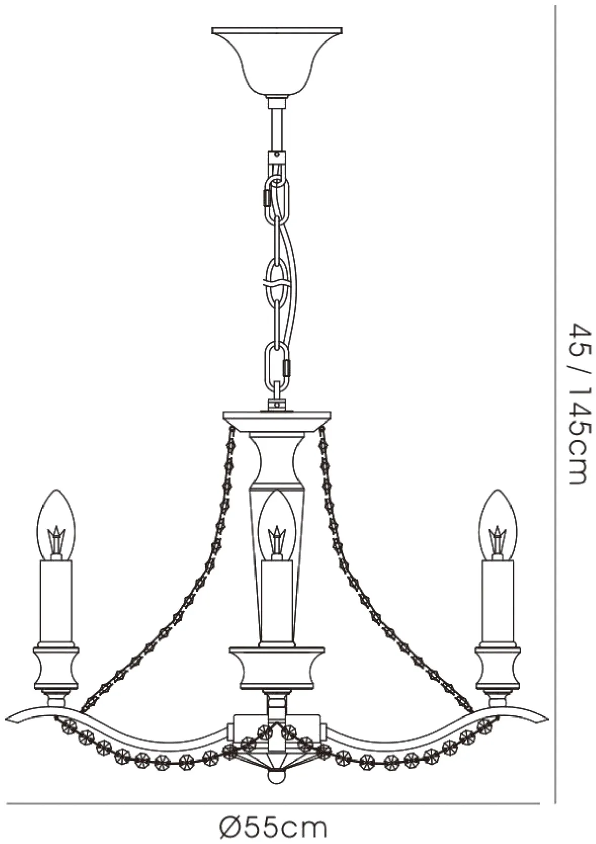 Nydia French Gold Crystal Ceiling Lights Diyas Multi Arm Crystal Fittings